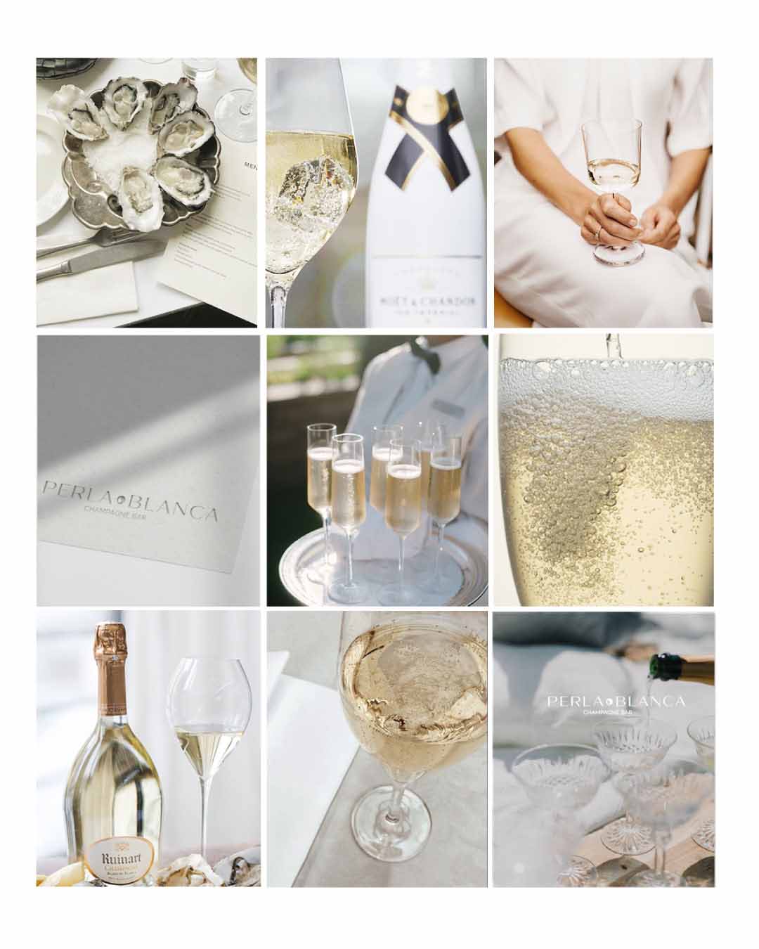 - gestione social media instagram-progetto di comunicazione e pubblicità per champagne bar elegante in malaga - agenzia specializzata in loghi e pubblicità social a Napoli -