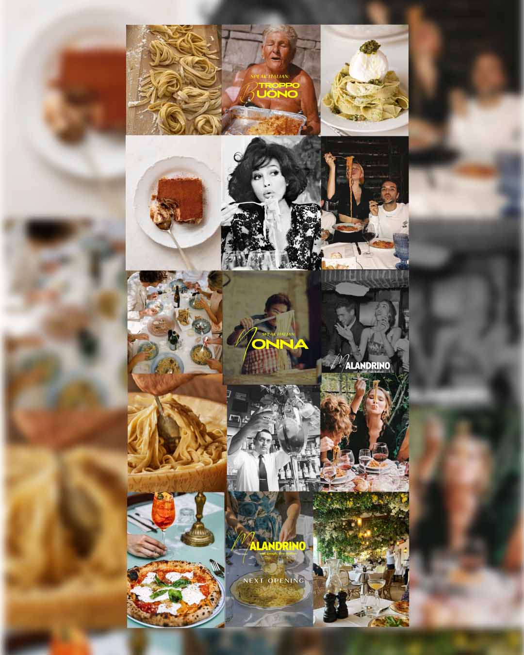 pubblicità social e comunicazione ristorante italiano<br />
